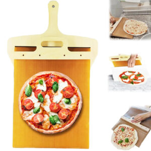 SlideEase Non-Stick Pizza Shovel & Cutting Board - Smooth Transfer & Storage Kitchen Tool